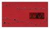 Karácsonyi képeslap - 195x110 mm - felfelé nyitható - arany és piros nyomású - 216 db-os készlet