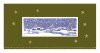 Karácsonyi képeslap - 200x105 mm - felfelé nyitható - arany nyomású fedlappal, ablakkivágással, színes nyomású betétlappal - 170 db-os készlet