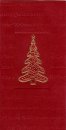 Karácsonyi képeslap - 100x200 mm - oldalra nyitható - dombornyomású, arany fólianyomott - 126 db-os készlet