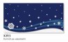 Karácsonyi üdvözlőkártya - LA/4 méret 210x105 mm - felfelé és oldalra is nyitható - formastancolt borítón ezüst és kék fólianyomással, beilleszthető betétlappal - JELENLEG NEM KAPHATÓ, NAGYOBB MENNYISÉGBEN UTÁNGYÁRTÁS LEHETSÉGES