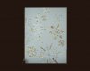    Karácsonyi üdvözlőlap - 110x150 mm - oldalra nyitható -  fehéry színű gyöngyházfényű karton - arany és ezüst fólia díszítéssel, domborítással - betétlapos