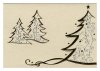  Karácsonyi képeslap - 148x105 mm - felfelé nyitható - krémszínű karton - arany és ezüst fólianyomtatással, domborítva - betétlapos