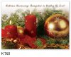  Karácsonyi képeslap - 155x110 mm - felfelé hajtható  - kívül magyar nyelvű köszöntő - belül üres