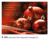 Karácsonyi képeslap - LC/6 - aranyozott díszítés - belül magyar-angol-német-francia üdvözlőszöveg