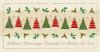    Karácsonyi képeslap - 210x105 mm - aranyozott díszítéssel - belül magyar-angol-német-francia szöveg