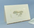  Karácsonyi képeslap - 175x115 mm - felfelé nyitható - dombornyomással, aranyozott nyomtatással