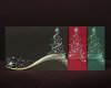  Karácsonyi képeslap - 150x105 mm - felfelé nyitható, formastancolt 3 színben: Zöld - arany nyomás, zöld dombornyomás. Barna: ezüst nyomás, arany dombornyomás. Piros: ezüst nyomás, piros dombornyomás.